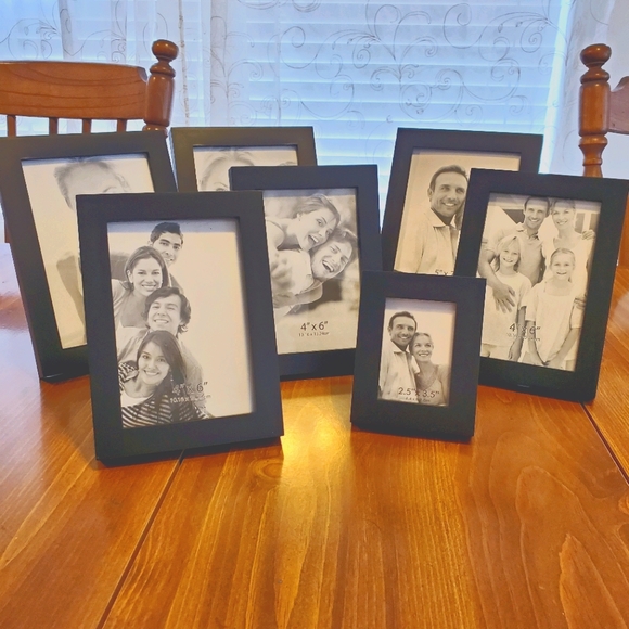 ABC'S of Decor Other - 📷 NWOT Black Picture Frame Set 7pc 📷